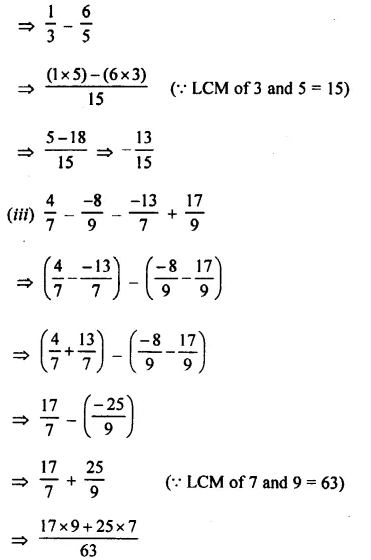 Selina Concise Mathematics Class 8 ICSE Solutions Chapter 1 Rational Numbers EX 1B 61