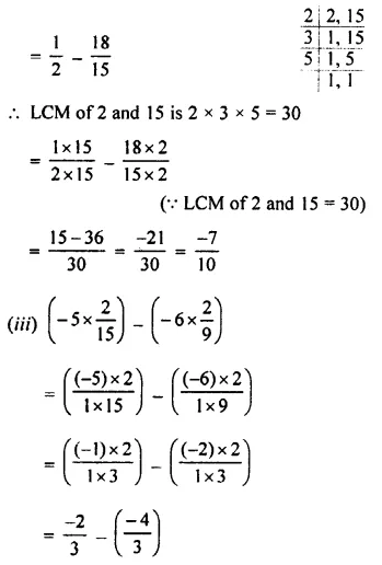 Selina Concise Mathematics Class 8 ICSE Solutions Chapter 1 Rational Numbers EX 1C 71