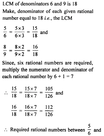 Selina Concise Mathematics Class 8 ICSE Solutions Chapter 1 Rational Numbers EX 1E 124