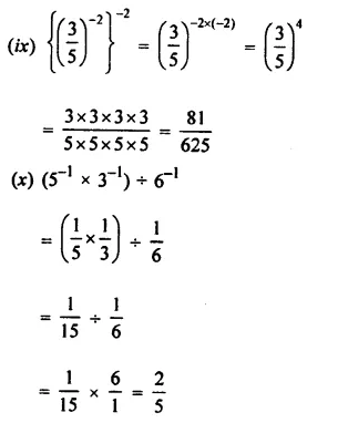 Selina Concise Mathematics Class 8 ICSE Solutions Chapter 2 Exponents (Powers) EX 2A 48