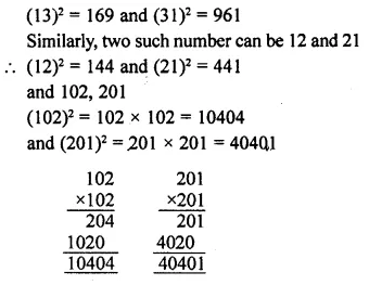 Selina Concise Mathematics Class 8 ICSE Solutions Chapter 3 Squares and Square Roots Ex 3A 17