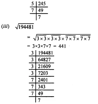 Selina Concise Mathematics Class 8 ICSE Solutions Chapter 3 Squares and Square Roots Ex 3A 3