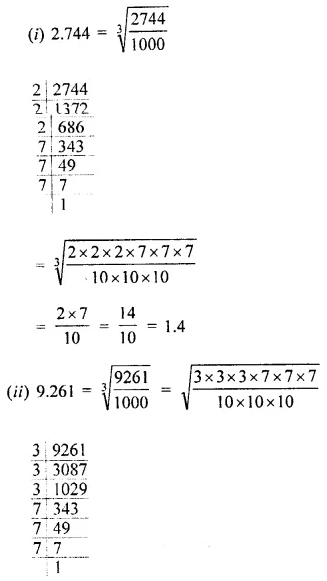 Selina Concise Mathematics Class 8 ICSE Solutions Chapter 4 Cubes and Cube-Roots (Including use of tables for natural numbers) Ex 4B 25