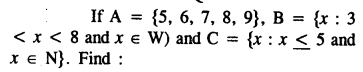 Selina Concise Mathematics Class 8 ICSE Solutions Chapter 6 Sets Ex 6D Q3