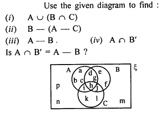 Selina Concise Mathematics Class 8 ICSE Solutions Chapter 6 Sets Ex 6E Q3