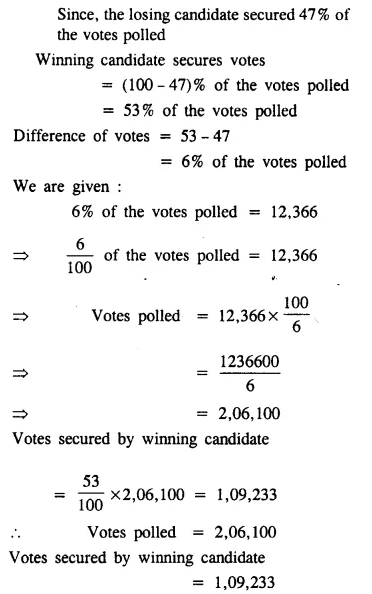 Selina Concise Mathematics Class 8 ICSE Solutions Chapter 7 Percent and Percentage Ex 7A 13
