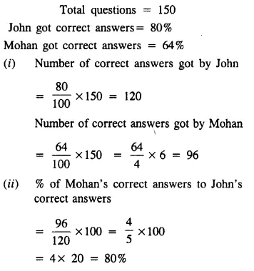Selina Concise Mathematics Class 8 ICSE Solutions Chapter 7 Percent and Percentage Ex 7A 17