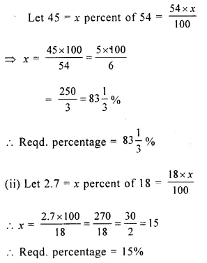 Selina Concise Mathematics Class 8 ICSE Solutions Chapter 7 Percent and Percentage Ex 7A 3