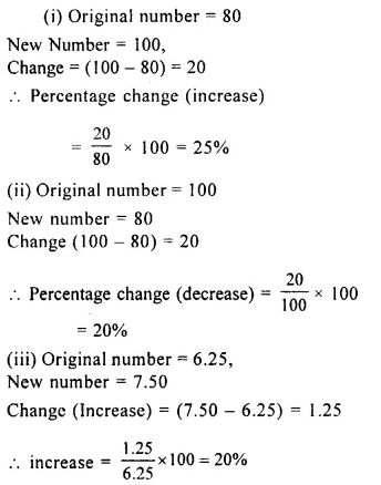 Selina Concise Mathematics Class 8 ICSE Solutions Chapter 7 Percent and Percentage Ex 7A 5
