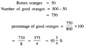 Selina Concise Mathematics Class 8 ICSE Solutions Chapter 7 Percent and Percentage Ex 7A 7