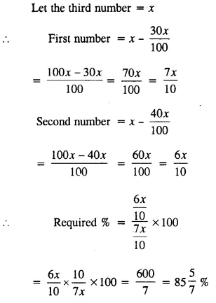 Selina Concise Mathematics Class 8 ICSE Solutions Chapter 7 Percent and Percentage Ex 7B 35