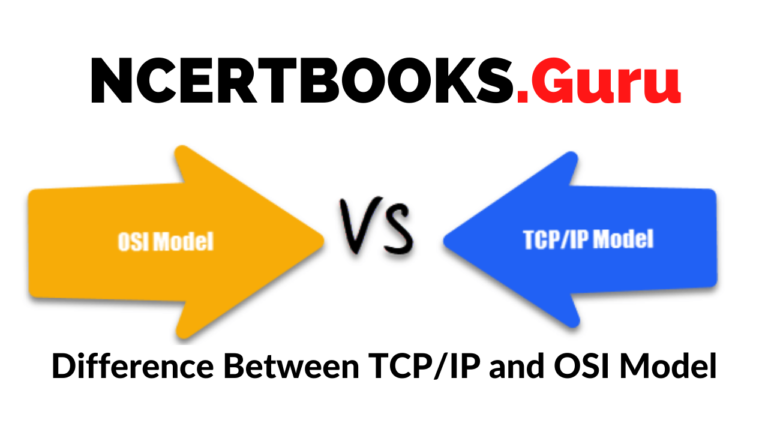 Difference Between TCP/IP and OSI Model - NCERT Books