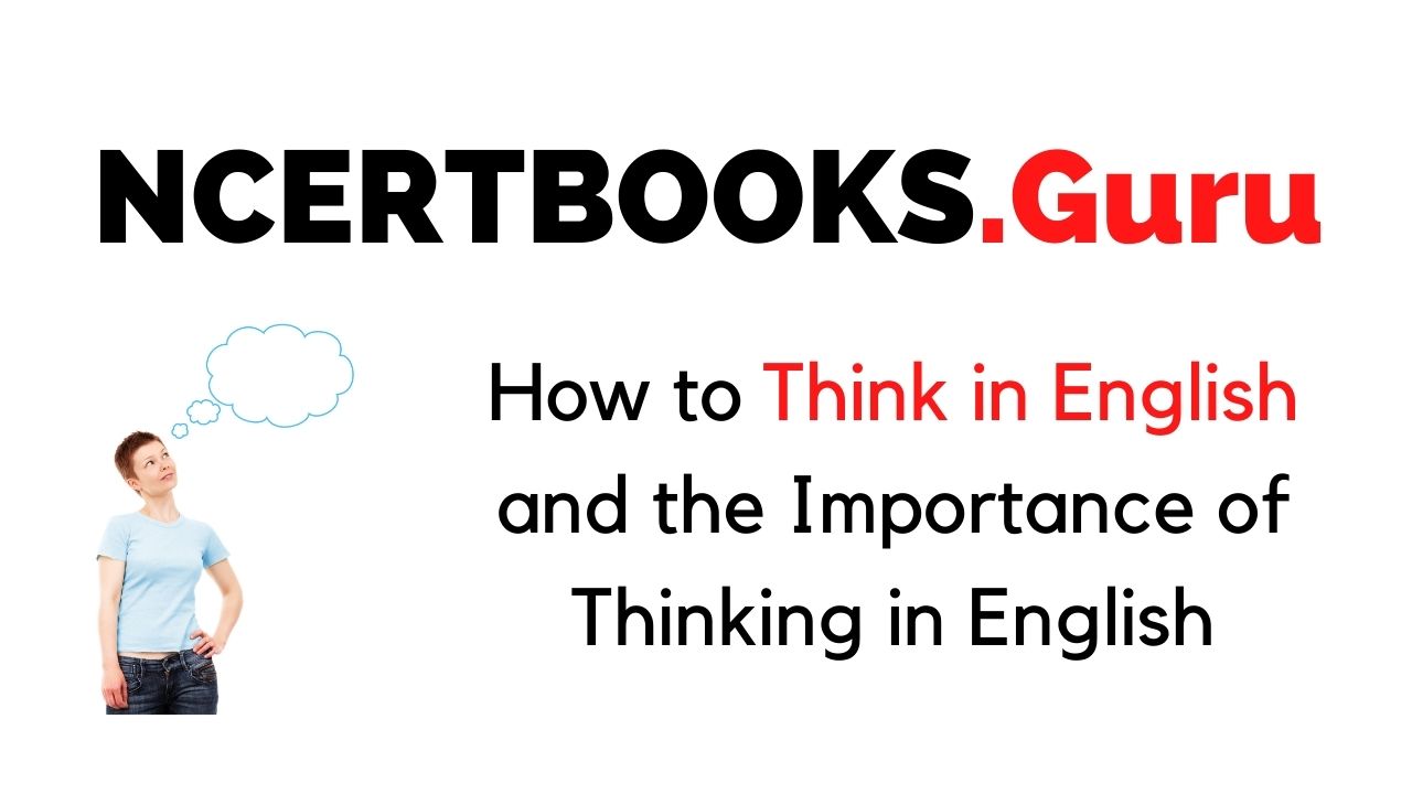 How to Think in English