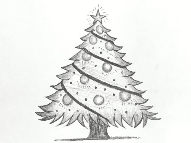 21 Christmas Pencil Drawings