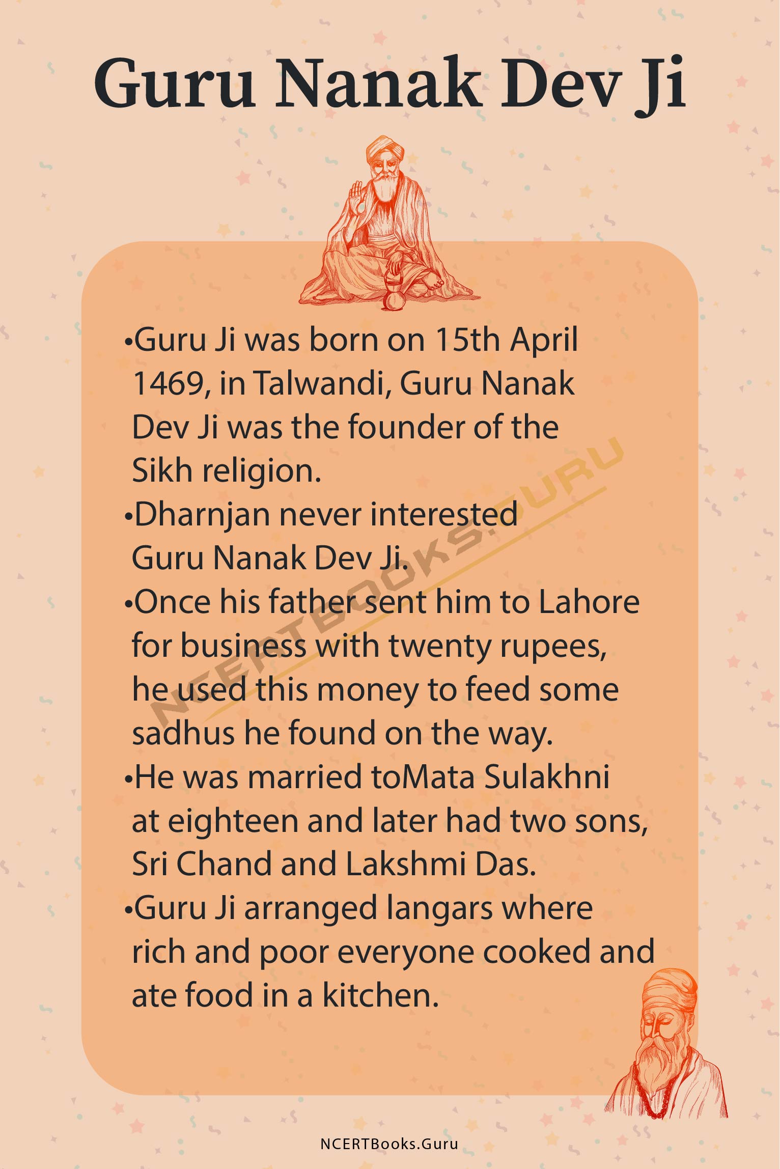 10 Lines on Guru Nanak Dev Ji 2
