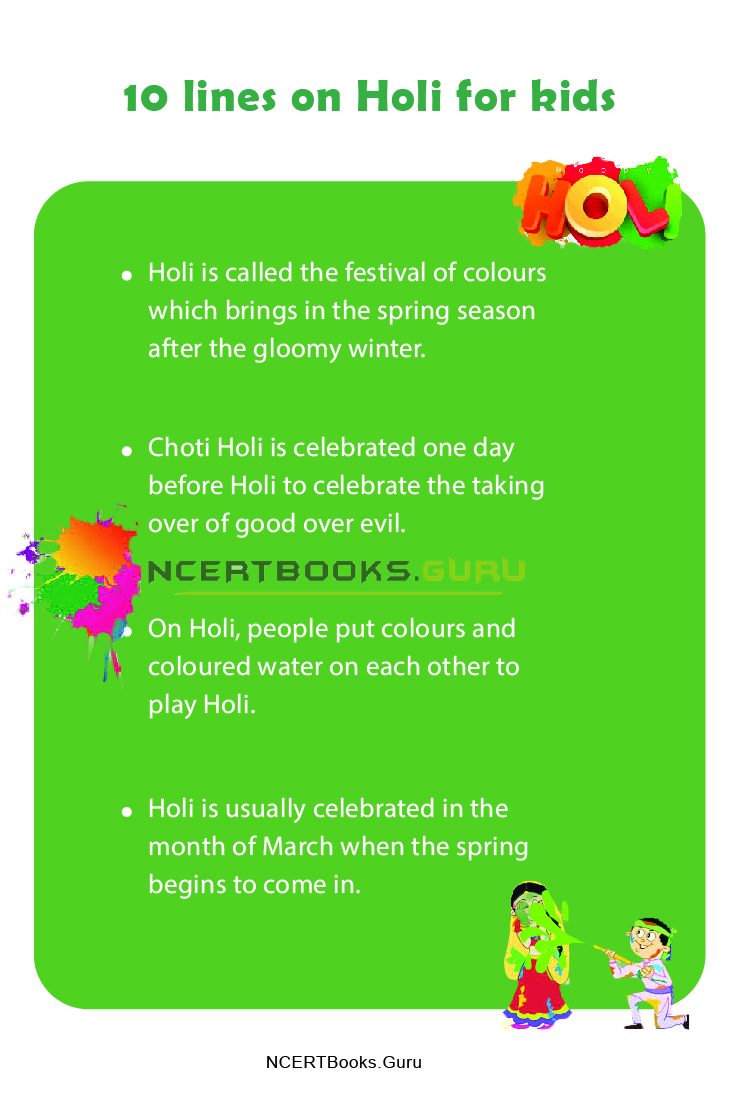 10 Lines on Holi 1