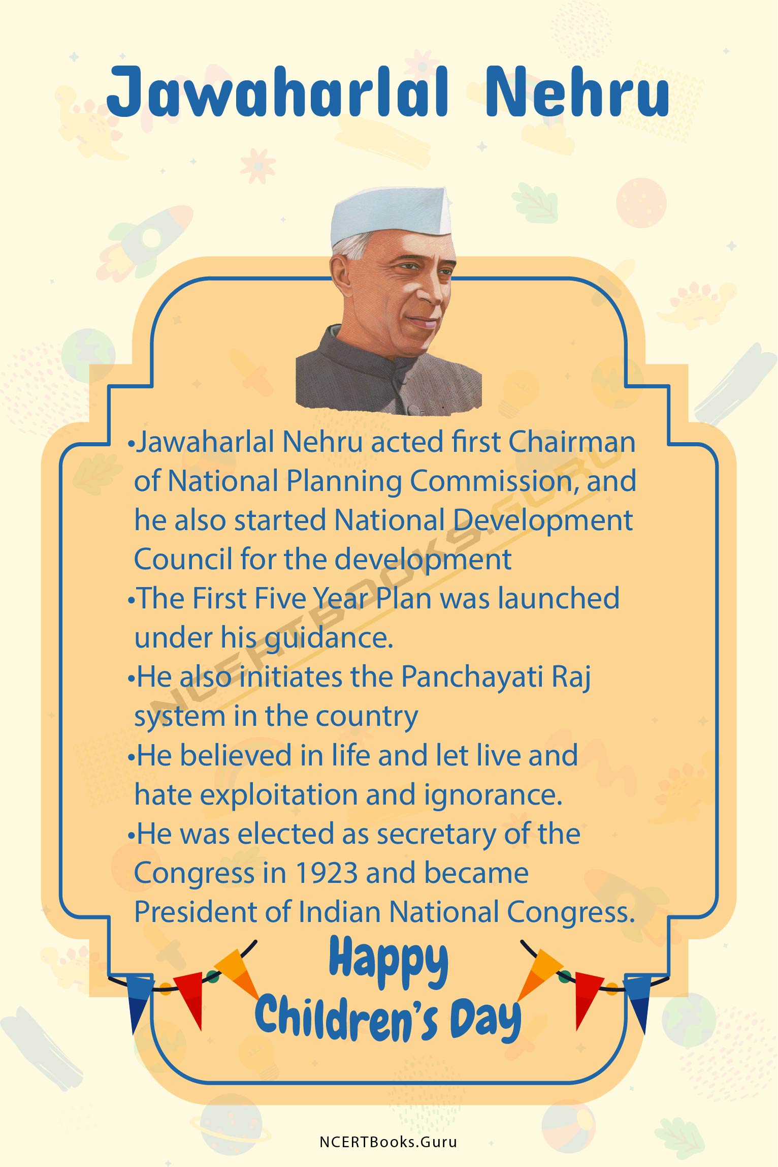 10 Lines on Jawaharlal Nehru 2