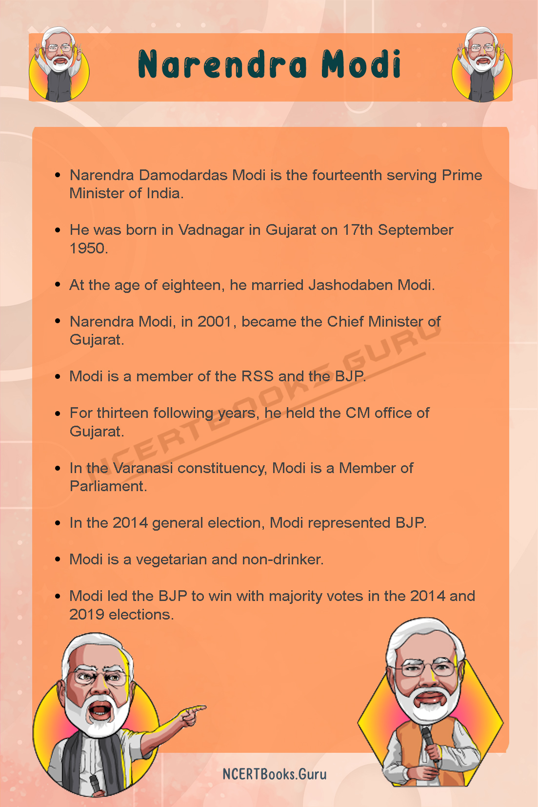 10 Lines on Narendra Modi 1