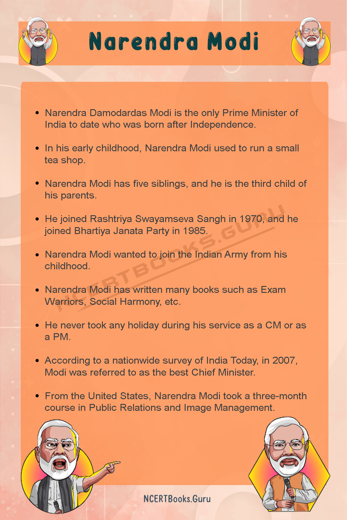10 Lines on Narendra Modi 2