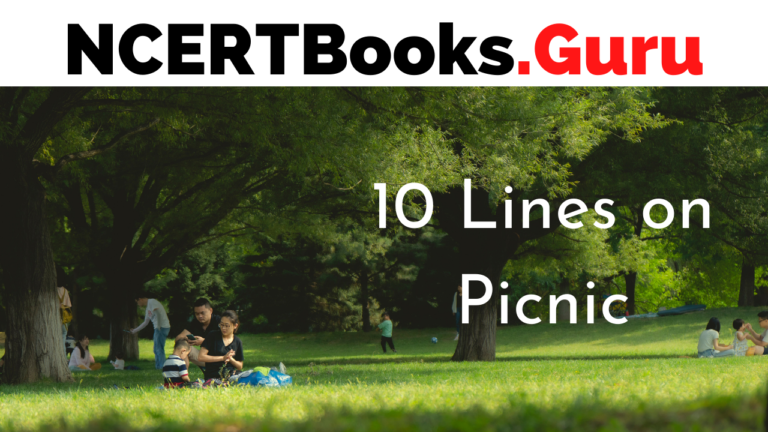 10 Lines on Picnic for Students and Children in English - NCERT Books
