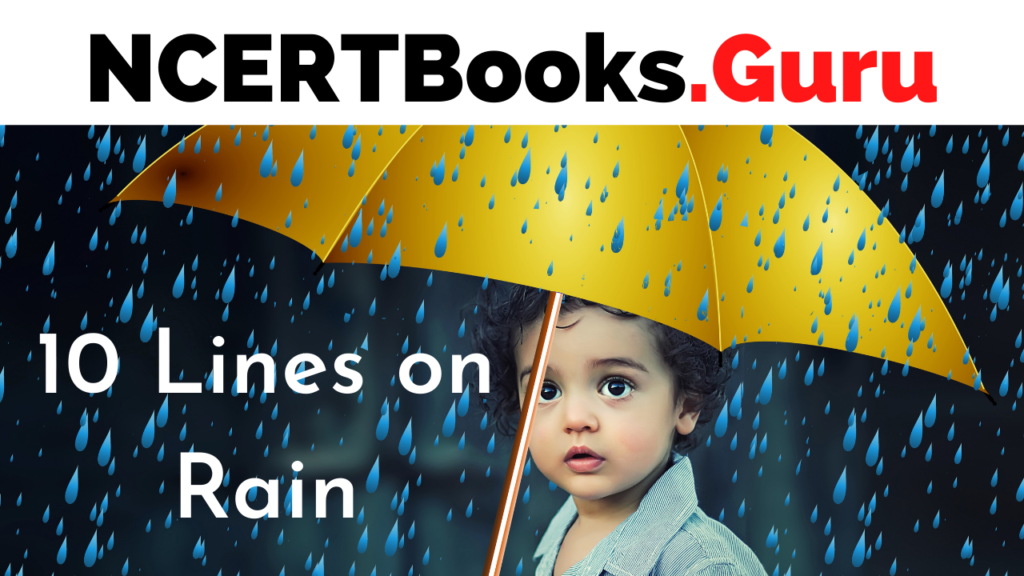 10 Lines on Rain