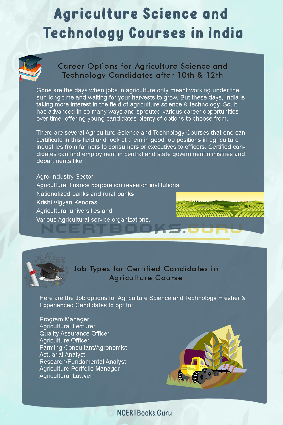 Agriculture Science and Technology Courses in India