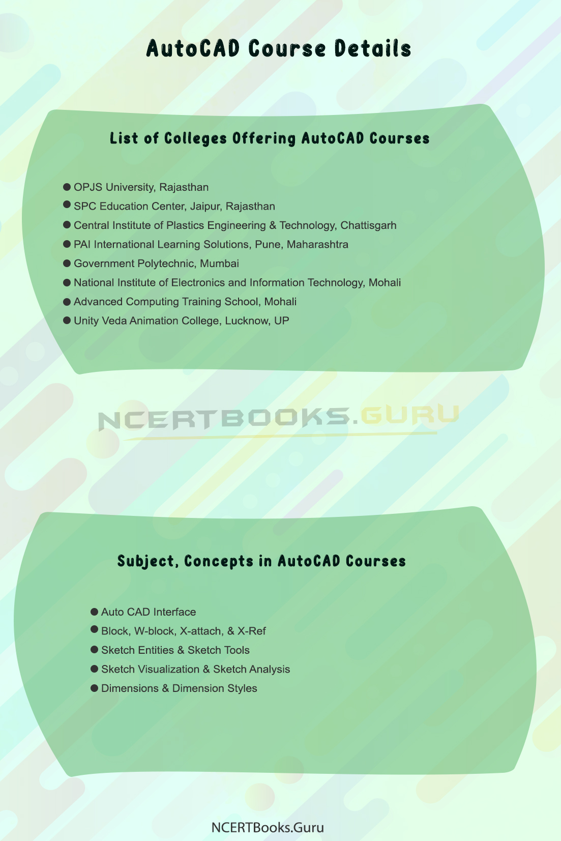 AutoCAD Course Details