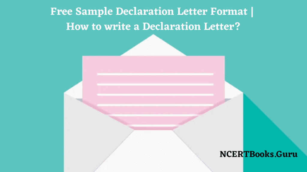 Declaration Letter