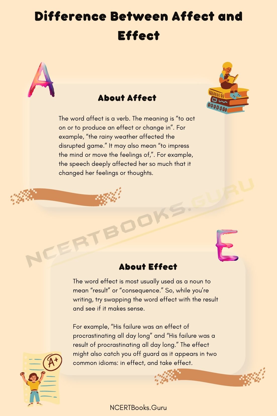 Difference Between Affect and Effect 1