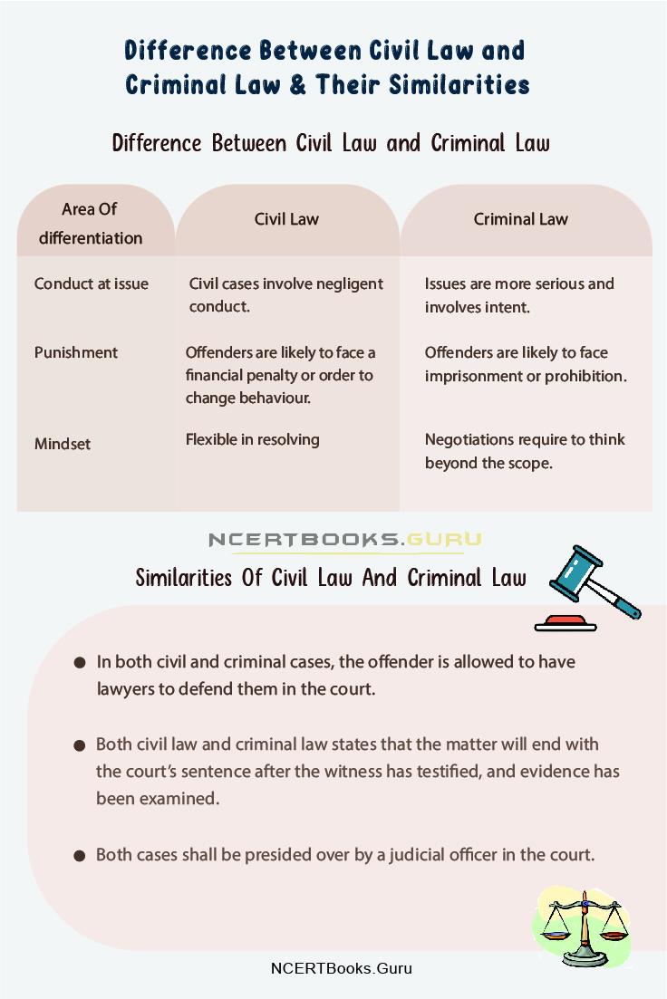 difference between civil and criminal law essay pdf