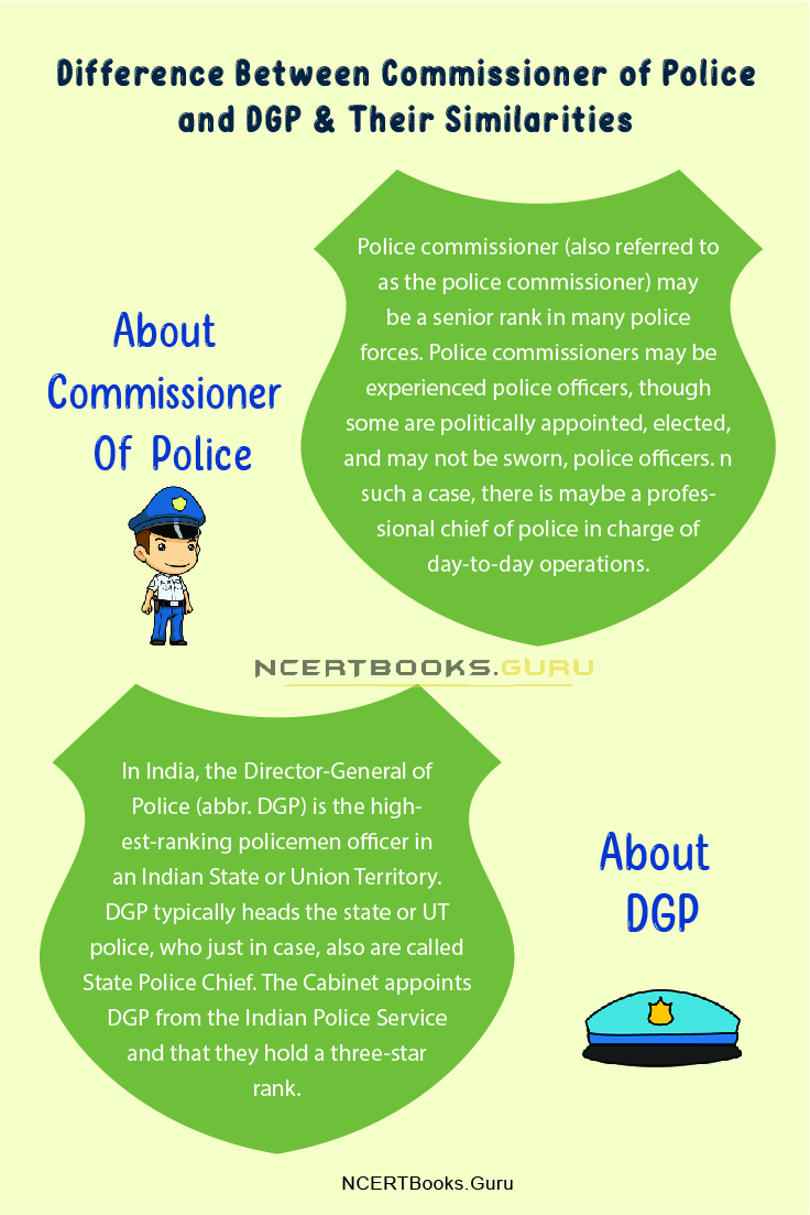 Difference Between Commissioner of Police and DGP 1