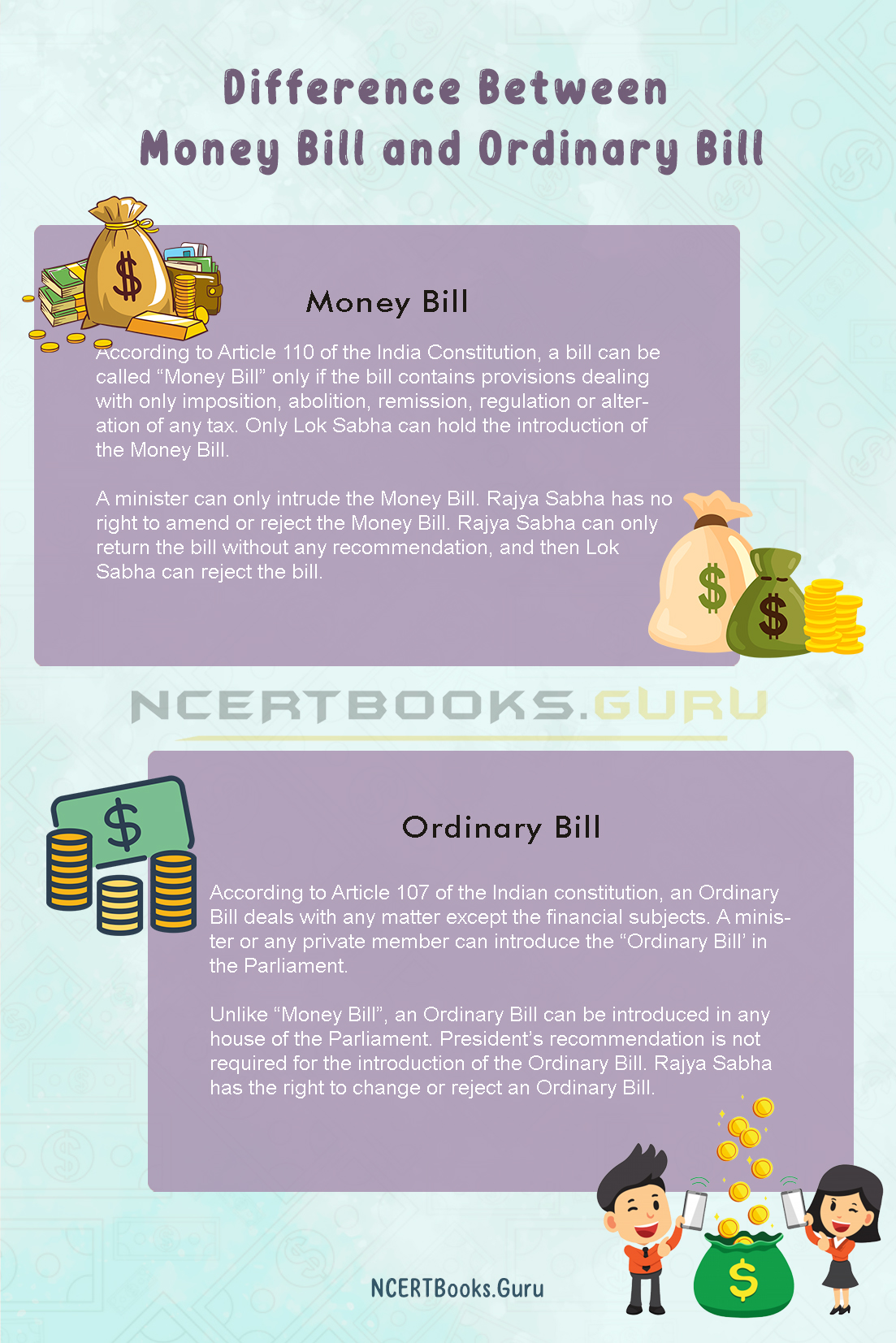 Difference Between Money Bill and Ordinary Bill 1