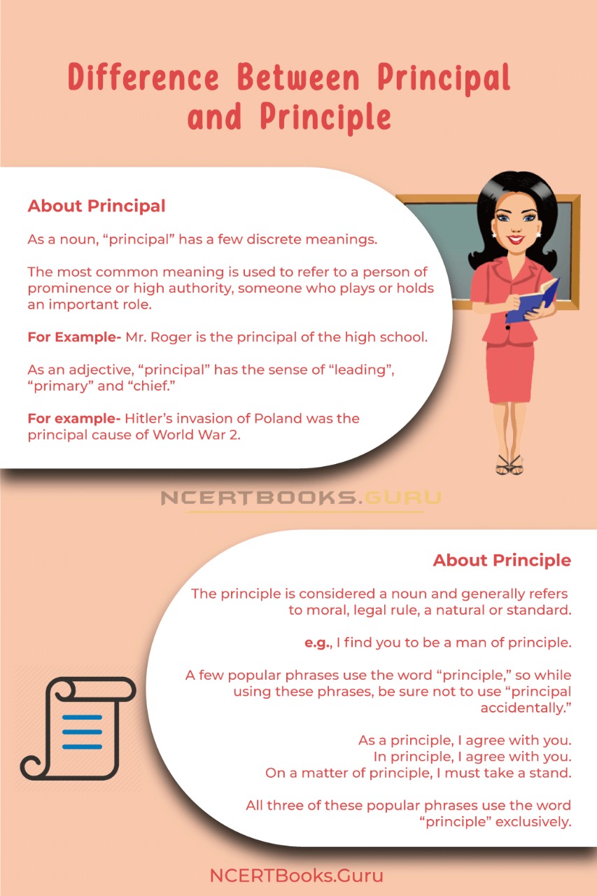 Difference Between Principal and Principle 2