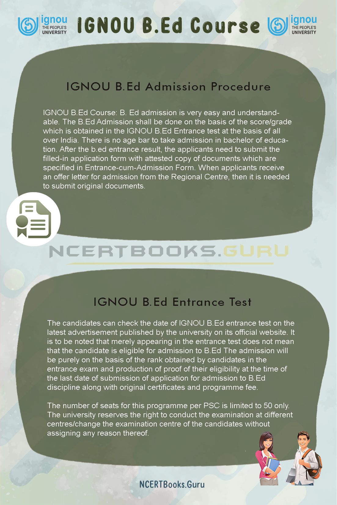 IGNOU B.Ed Course 2