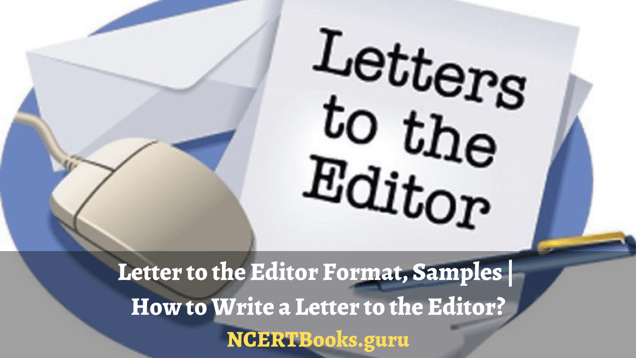 formal letter to the editor of newspaper sample