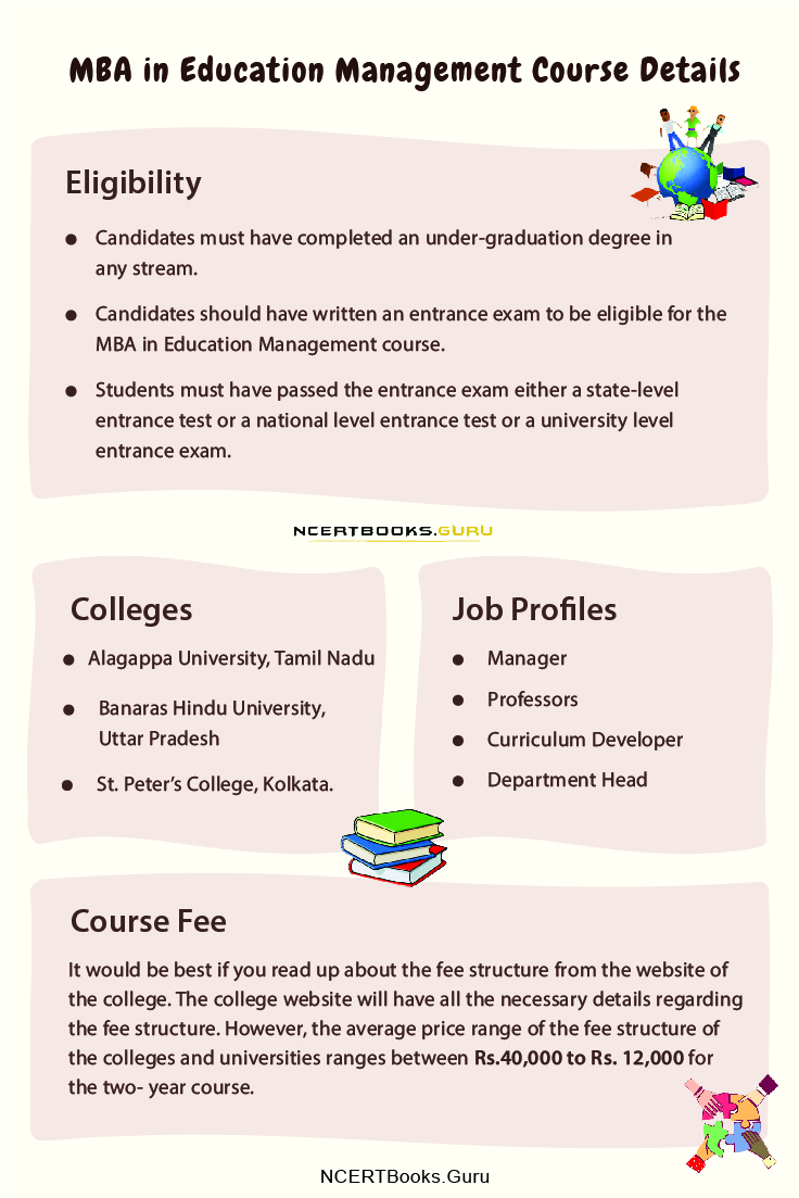 MBA in Education Management Course Details
