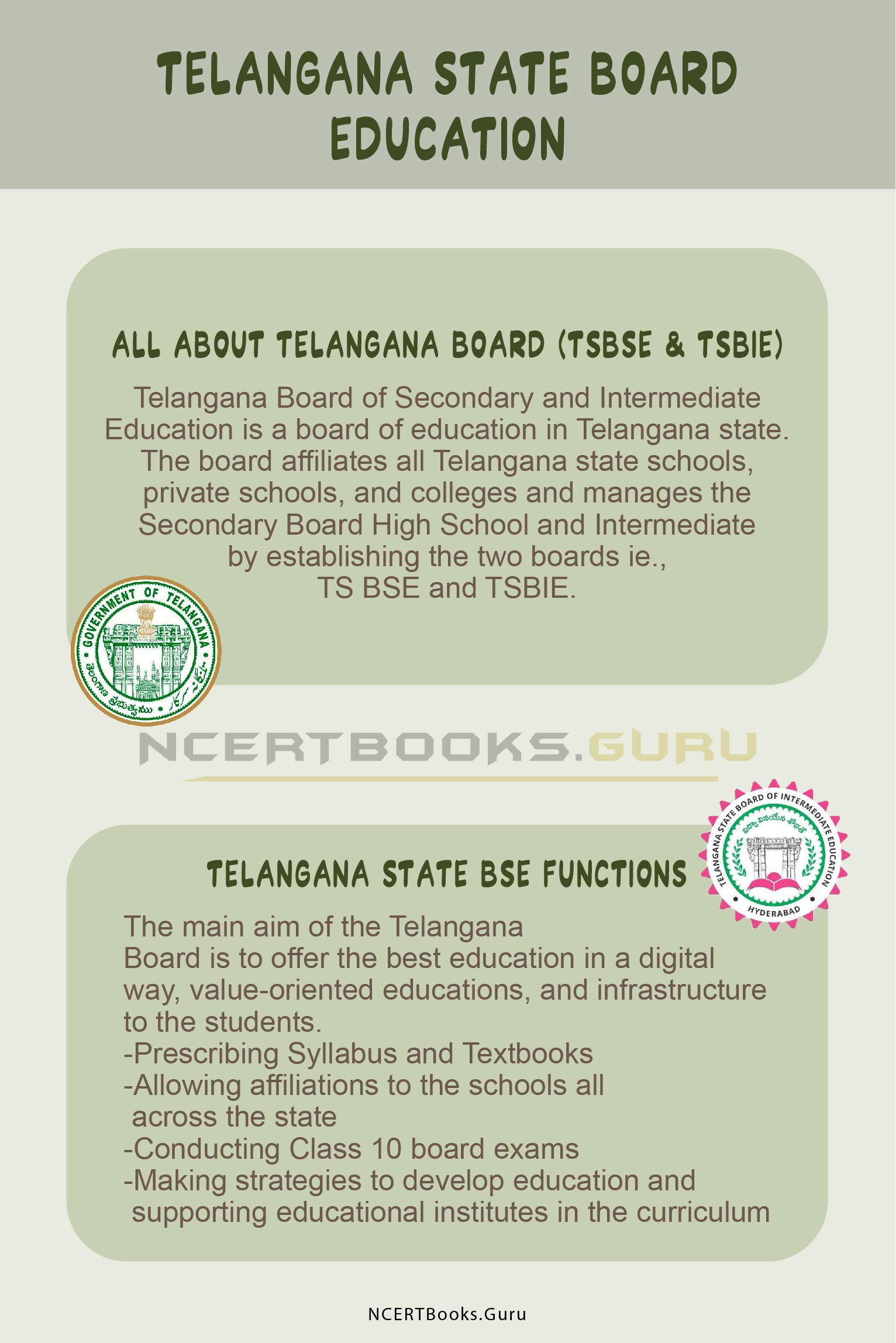 Telangana State Board Education Details