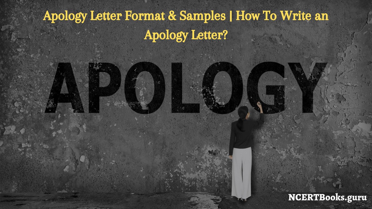 apology letter format and samples images