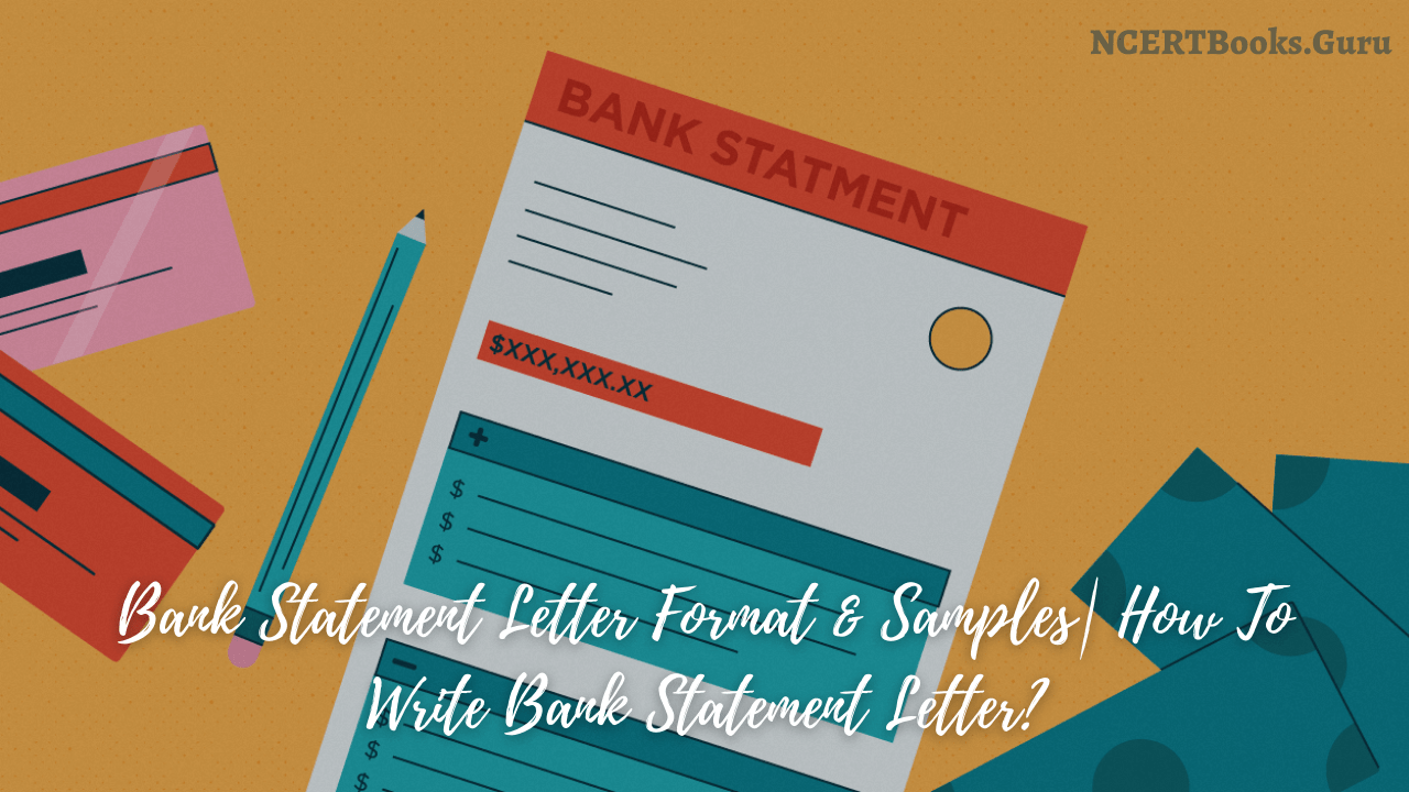 bank statement letter format and sample