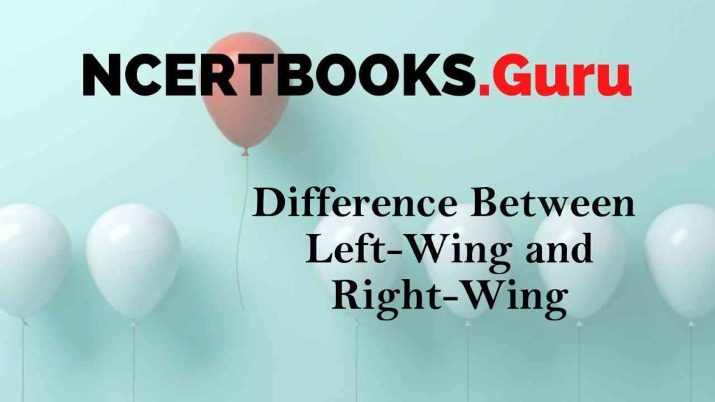Difference Between Left-Wing and Right-Wing