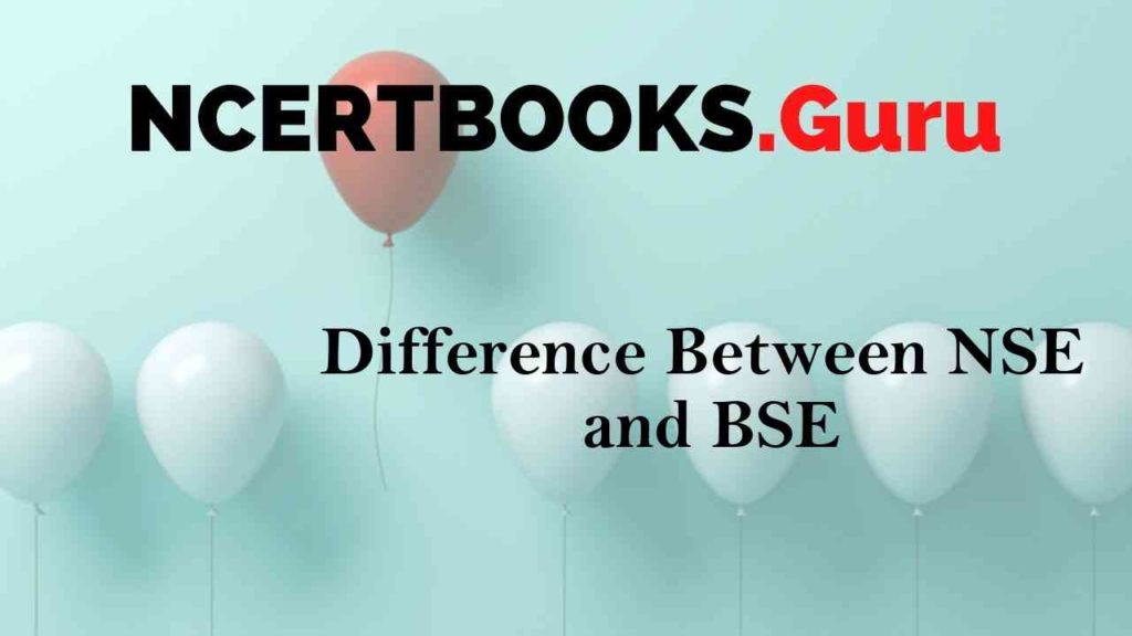 Difference Between NSE And BSE