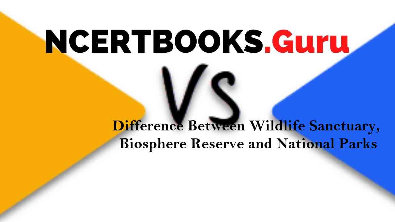 Differences between Wildlife Sanctuary, Biosphere Reserves and National Park