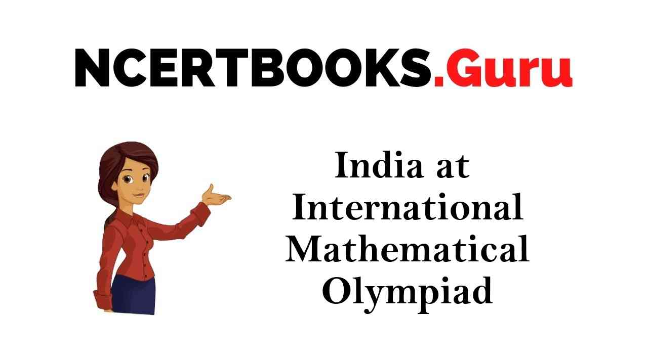 India At International Mathematical Olympiad