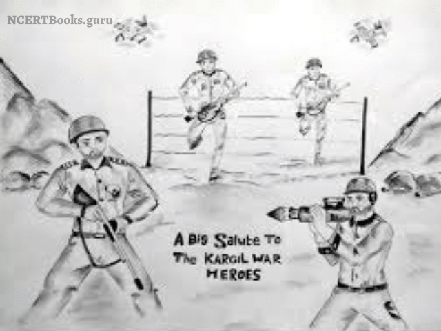 kargil war heroes drawing images