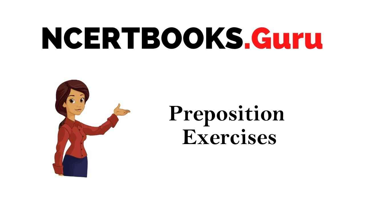 Preposition Exercises With Answers