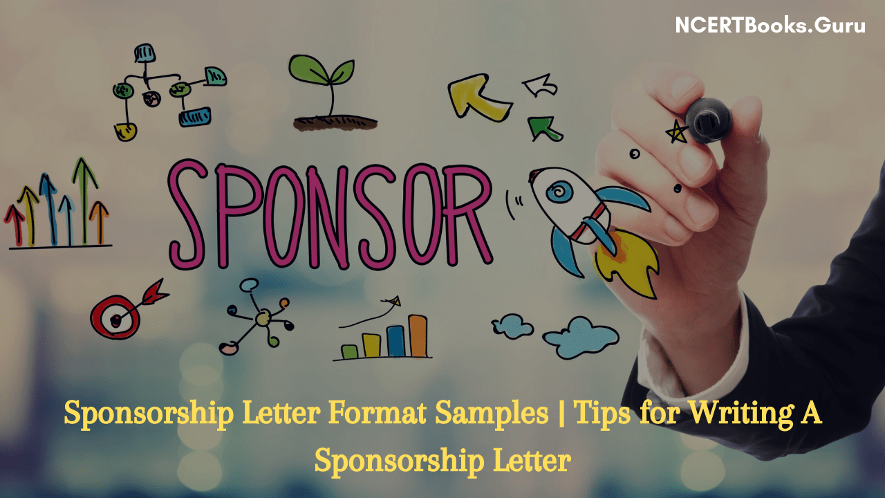 sponsorship letter writing format, template, and samples