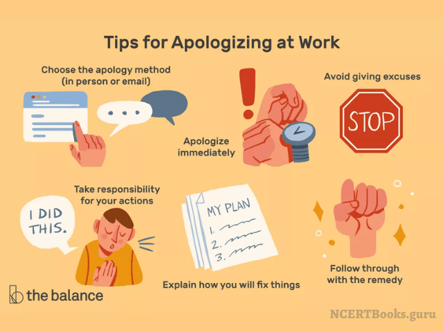 tips for writing apology letter at work