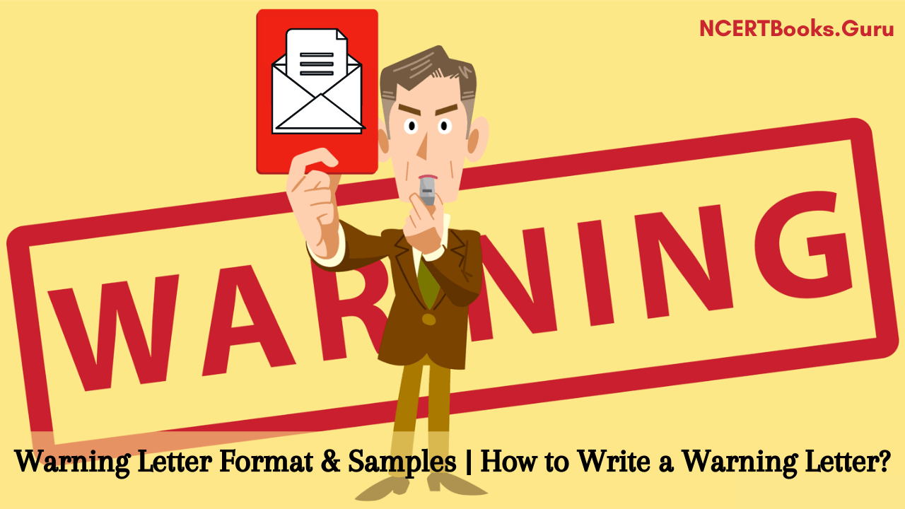 warning letter format and example samples