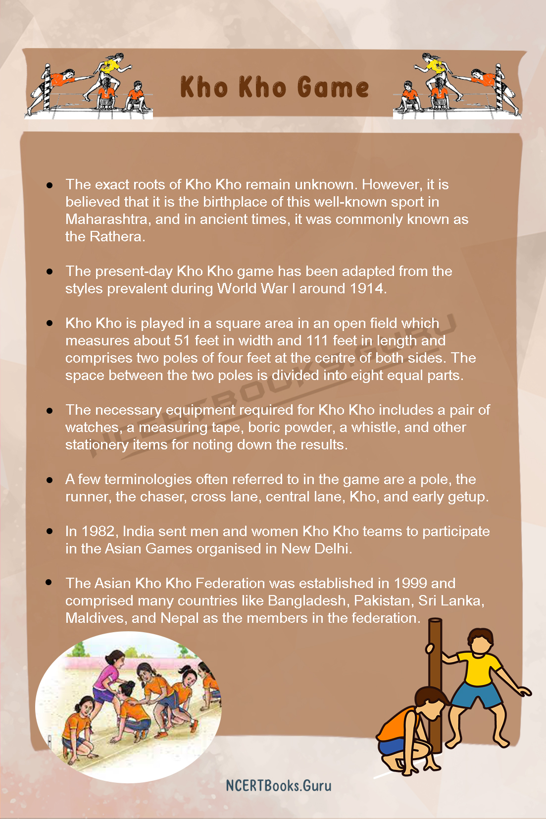 10 Lines about Kho Kho Game 2