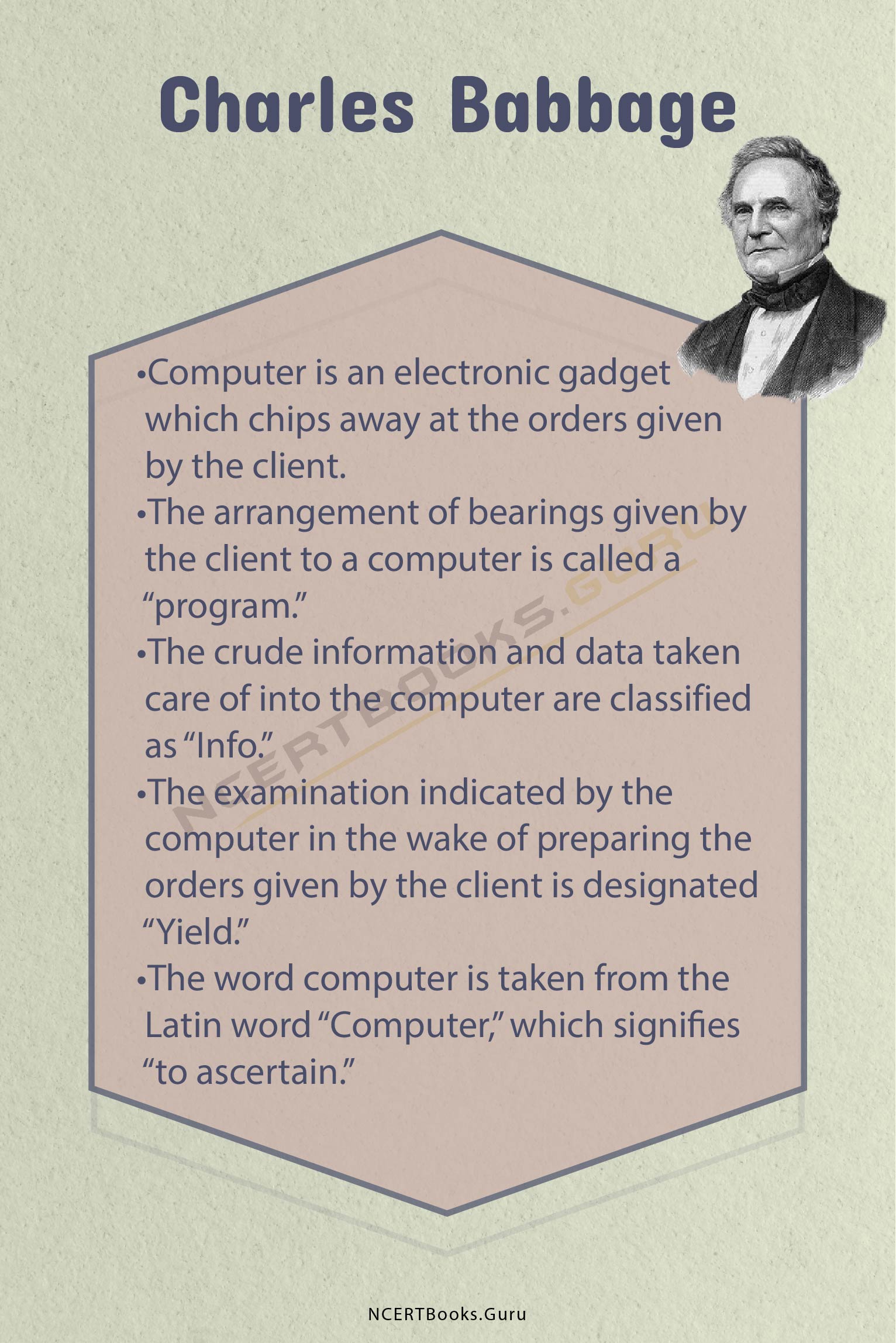 10 Lines on Charles Babbage 1